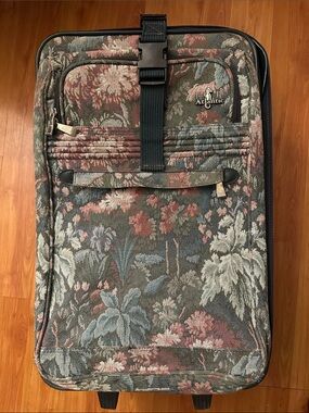 Atlantic Floral Tapestry suitcase carry-on - Multicolor *vintage*